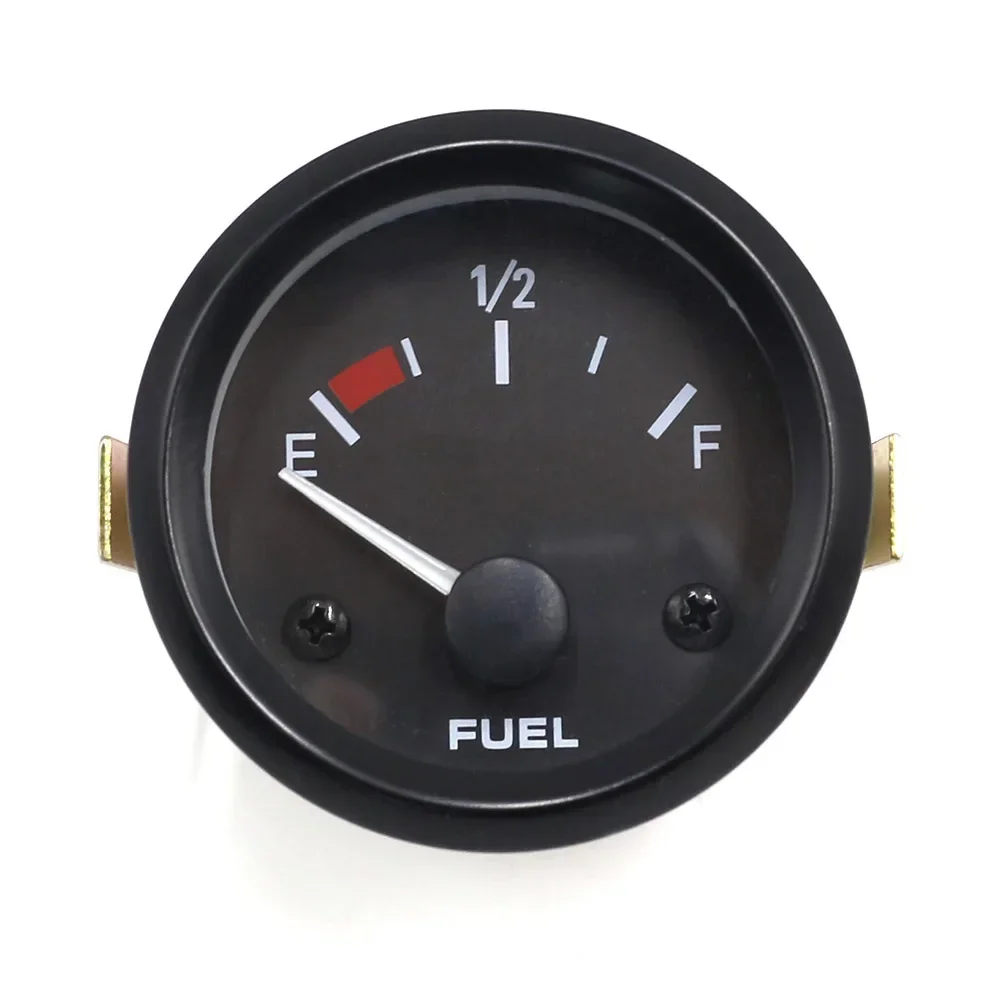 Vista frontal del indicador de combustible