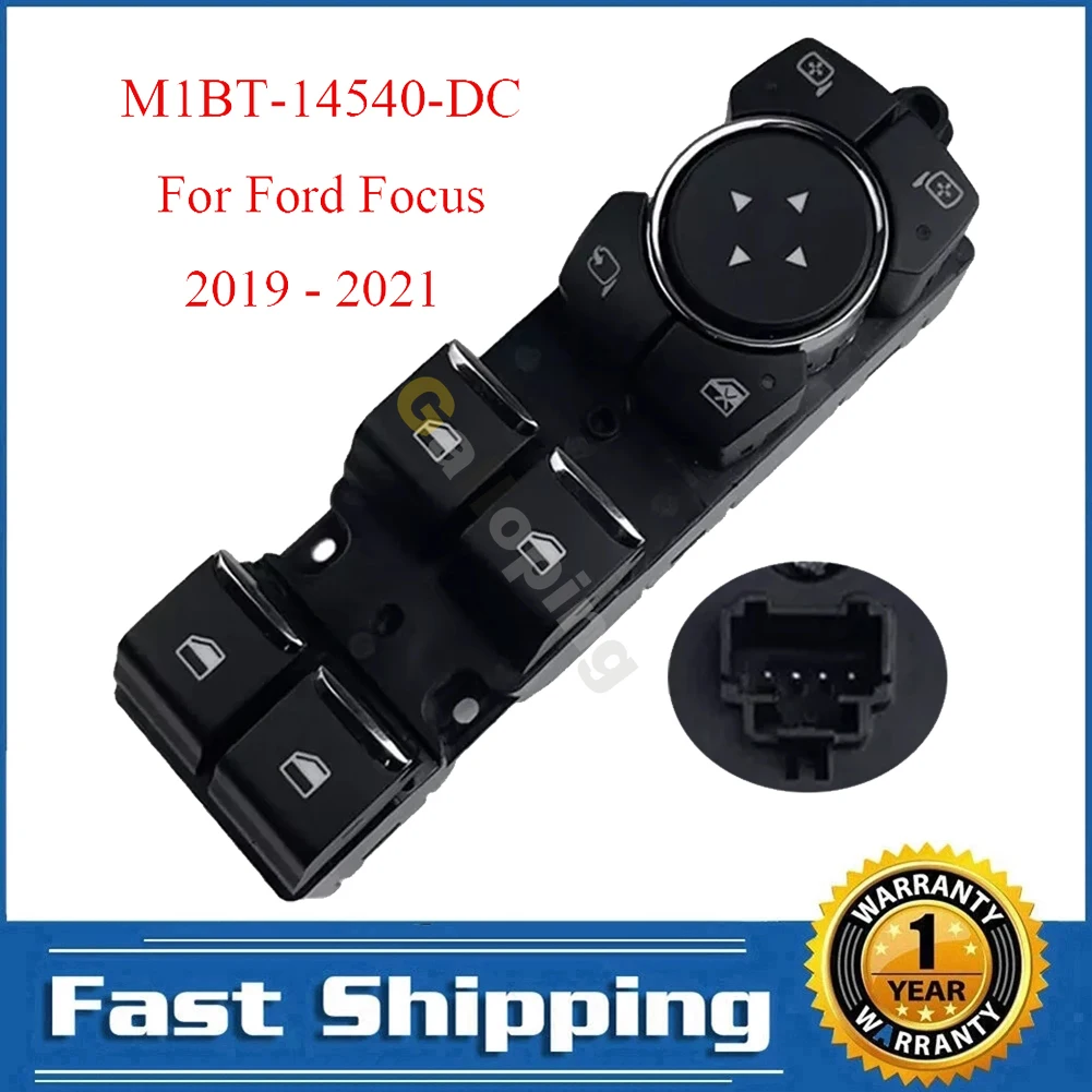 Ford Focus 2019-2021 M1BT-14540-DC interruptor elevalunas izquierdo