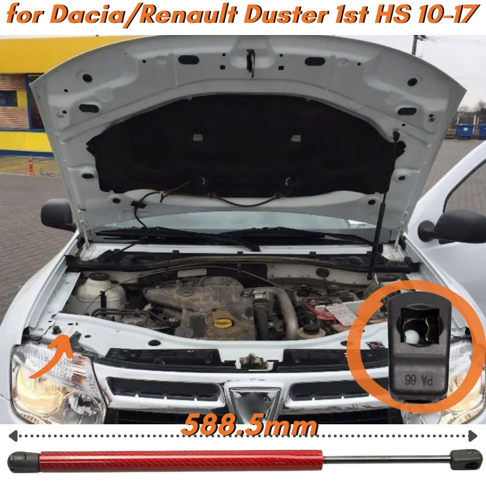 Amortiguador de capó Dacia Duster 1ª generación 2010-2017