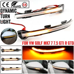 Intermitente LED dinámico para VW Golf 7 MK7 GTI Sportsvan Touran