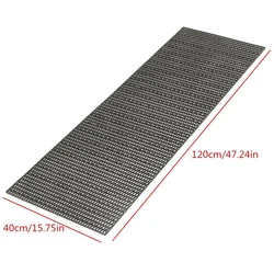 Rejilla ventilación universal malla hexagonal ABS para capó