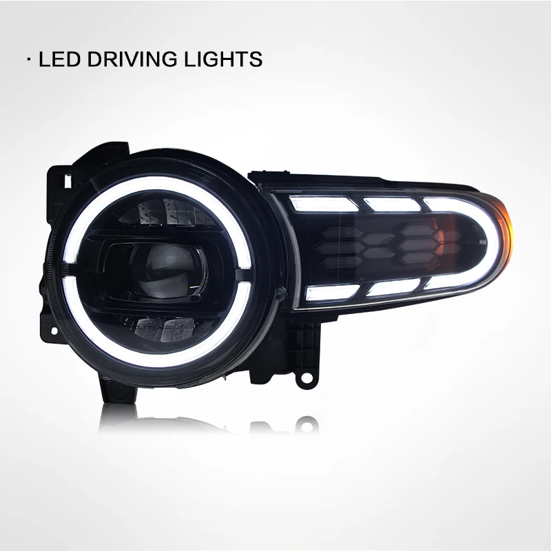 Faros LED con DRL y antiniebla para Toyota FJ Cruiser 2007-2023 - imagen 3