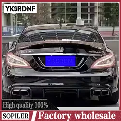 Difusor de parachoques trasero en fibra de carbono – Mercedes CLS W218