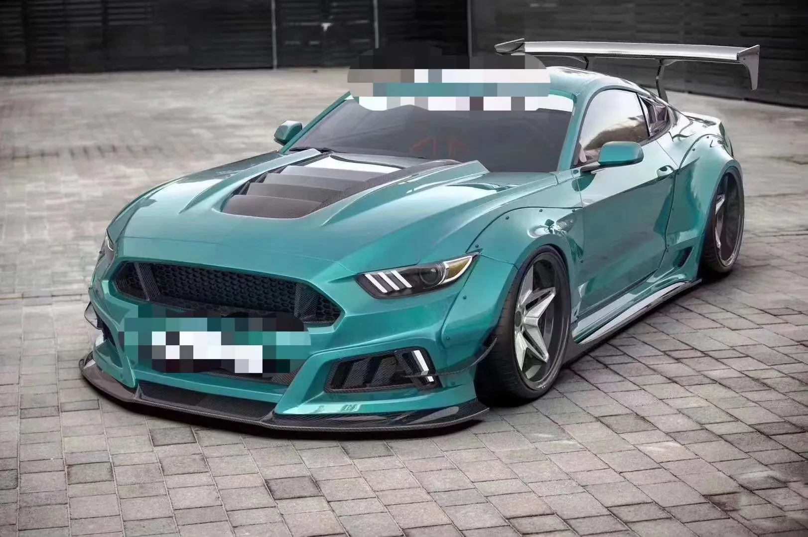 Kit bodykit fibra de vidrio widened para Ford Mustang clásico - estilo muscle - imagen 3