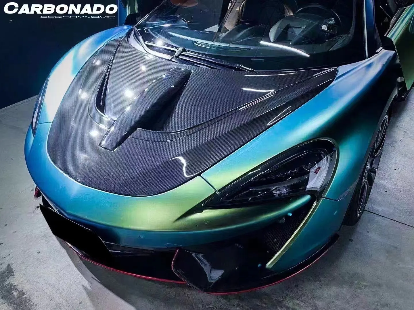 Capó de fibra de carbono estilo N para McLaren 540S 570GT 720S - imagen 5