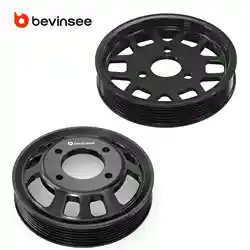 Poleas de aluminio para dirección asistida y bomba de agua BMW M52