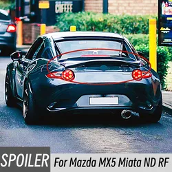 Alerón ducktail negro para Mazda MX-5 ND RF – accesorio exterior