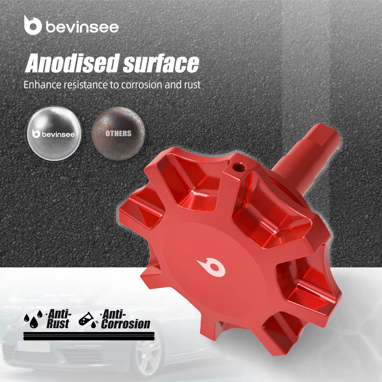 Depósito de dirección asistida de aluminio BMW E36 E46 E90 E92 X5 E53 - imagen 5