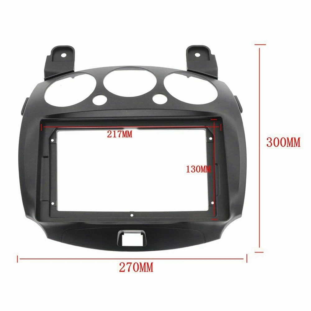 Marco 2DIN de 9 pulgadas para Mazda 2 Demio 2007-2014 con arnés