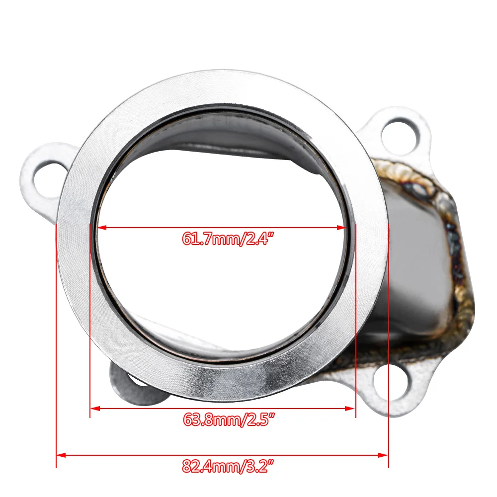Adaptador V-Band VR4833 Inoxidable para Turbos T25/T28 GT25/GT28 - imagen 3