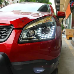 Faros delanteros LED con proyector para Nissan Qashqai 2008-2016