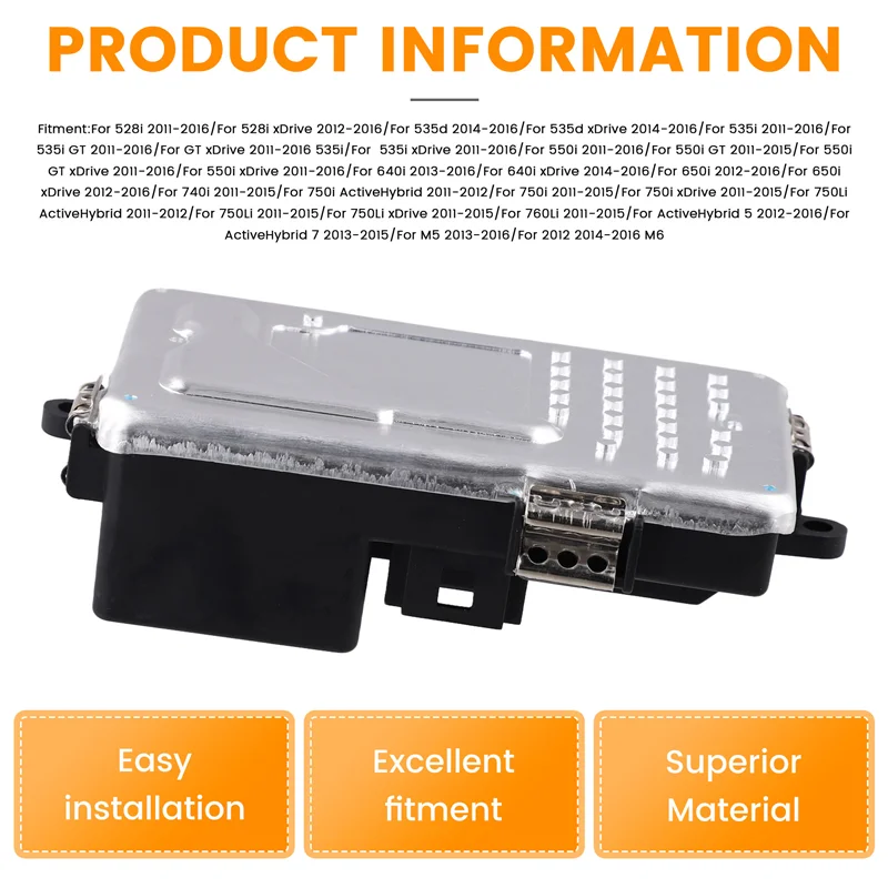 64119153807 BMW Resistencia motor ventilador calefacción 528i/535i