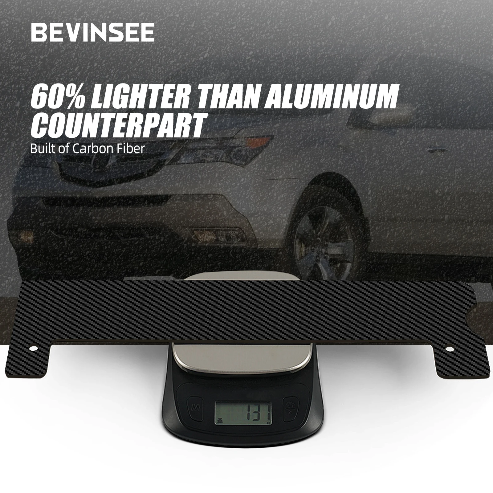 BEVINSEE Tapa de válvulas fibra de carbono Honda Civic K20 K24 - imagen 4
