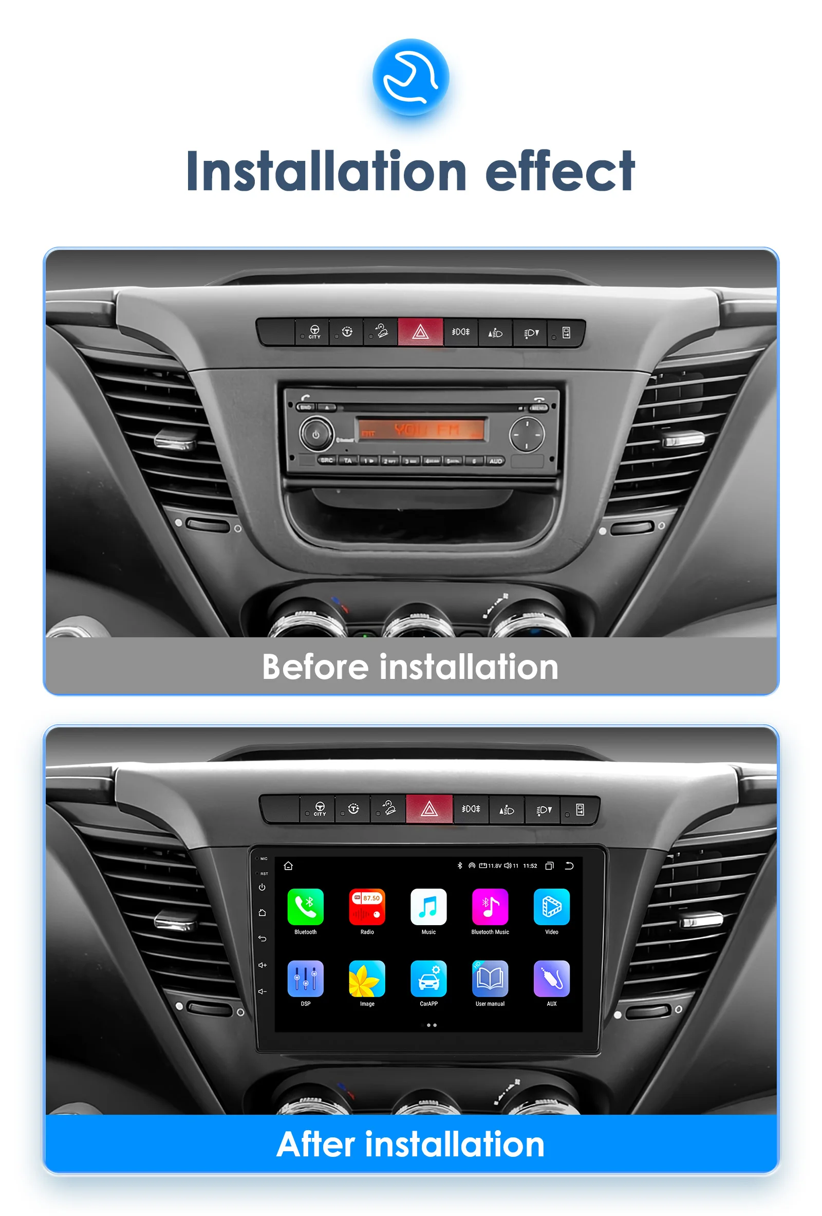 Autoradio Android Hizpo Iveco Daily 2013-2021 - imagen 2