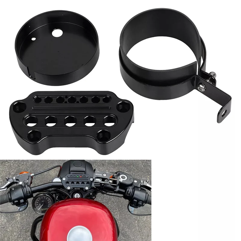 Soporte velocímetro lateral AB56 Forharley para Harley Sportster XL 883 - imagen 4
