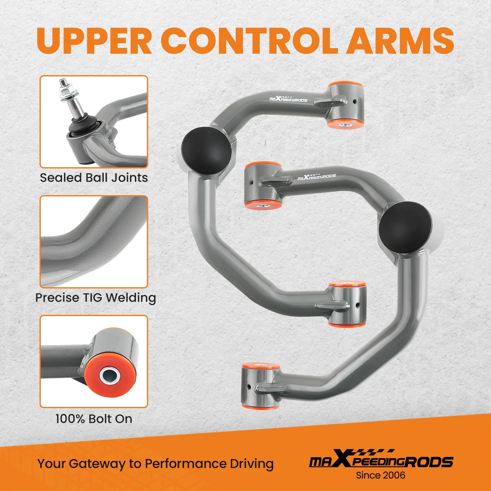 Kit brazos superiores delanteros elevación 2-4 – Ford F-150 2004-2023 - imagen 3