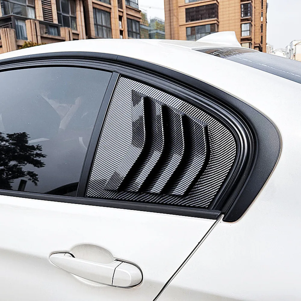 BMW embellecedor ventilación trasera F30 318i 320i 325i negro carbono - imagen 2