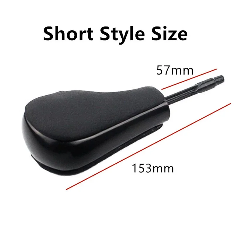 Perilla de palanca de cambio de marchas automática para vehículos BMW, accesorio de color negro/plateado/carbono para modelos serie E46, E60, E39, E83, E53, E61, 3, 5, 7 y X - imagen 3