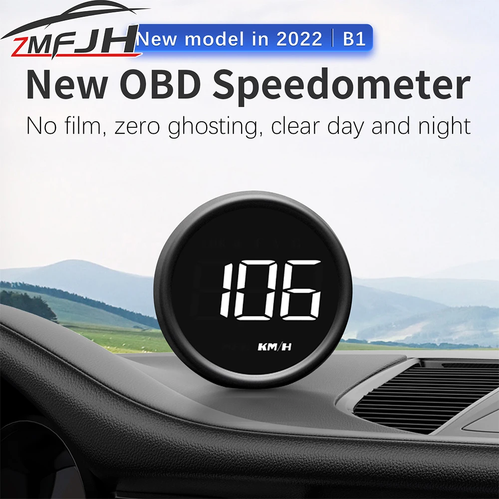 Display HUD OBD universal - velocímetro digital, temperatura agua y consumo