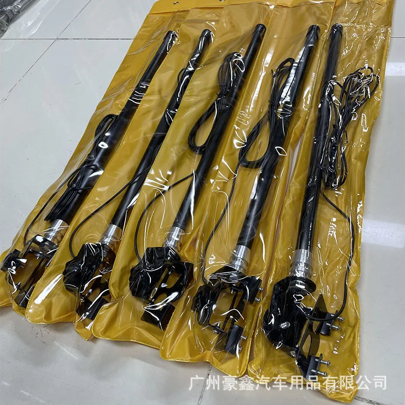 Antena de automóvil Antena de vehículo todoterreno Instalación no destructiva audaz del material de varilla de fibra de antena decorativa de borde - imagen 2