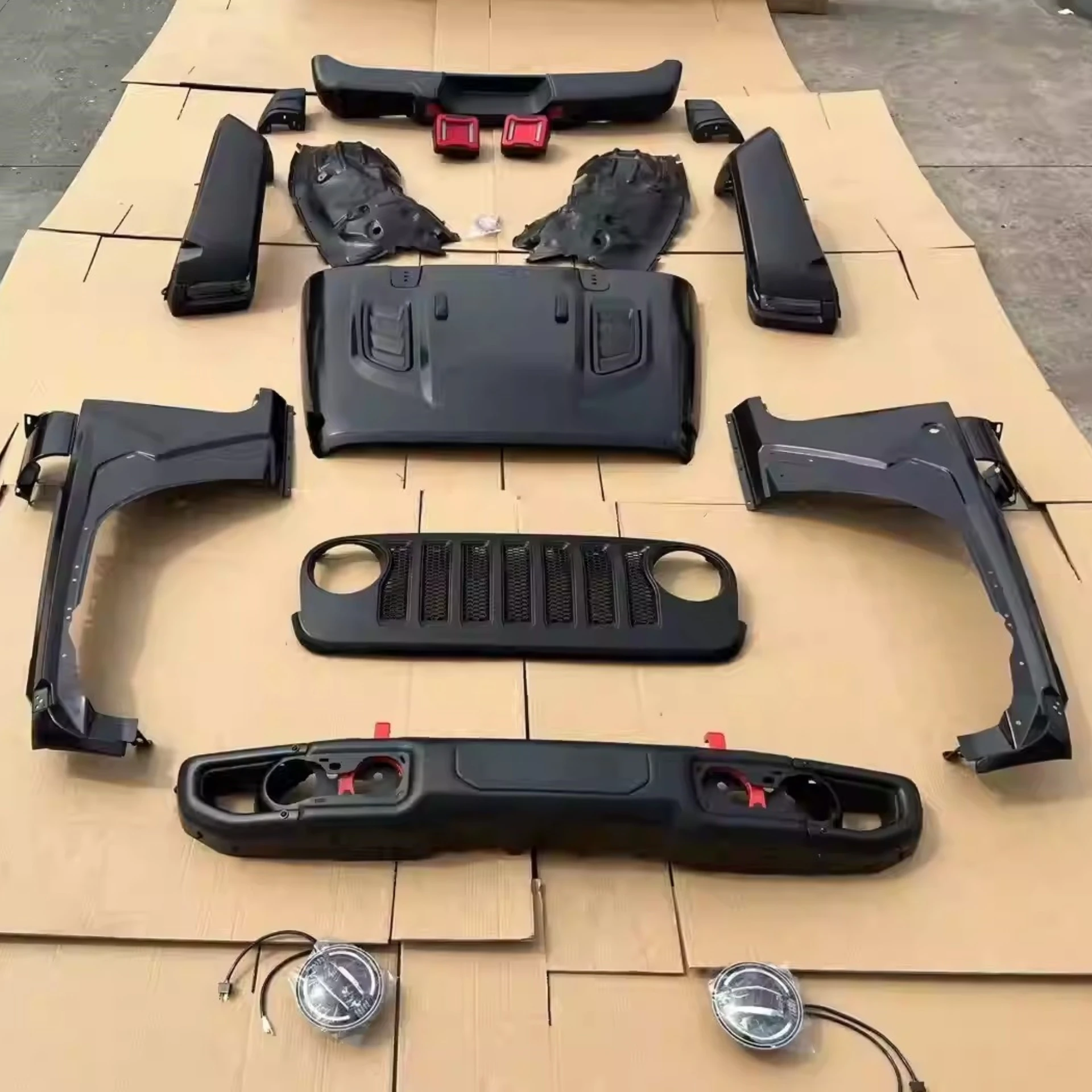 Parachoques delantero Jeep Wrangler JK/JL: kit de accesorios - imagen 2