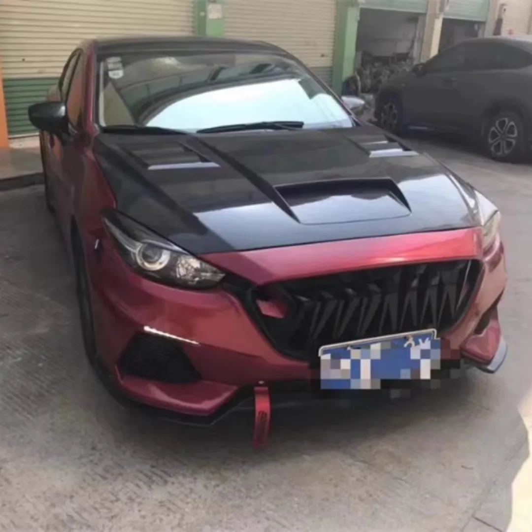 Kit carrocería fibra de carbono – capó motor ligero Mazda3 Axela - imagen 5