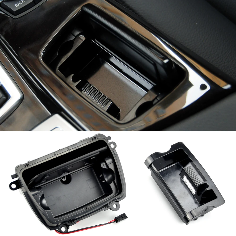 Cenicero de consola central para BMW Serie 5 F10-F18 (2010-2016)