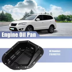 Cárter de aceite UXCELL 2151037111 para Hyundai Santa Fe 2001-2006