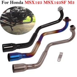 Silenciador escape acero inoxidable Honda MSX125 51mm Slip On
