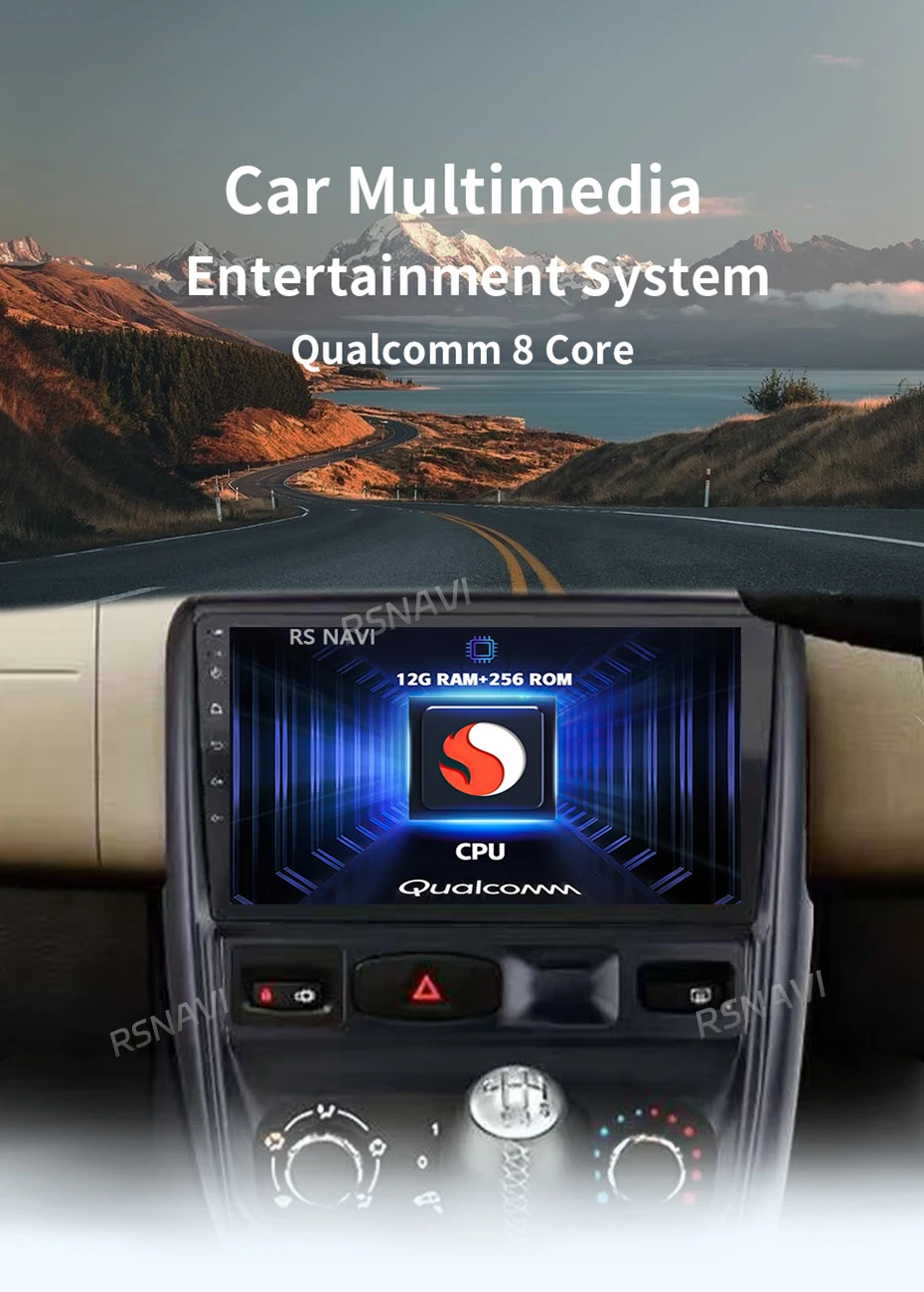Unidad principal multimedia con GPS y conectividad inalámbrica