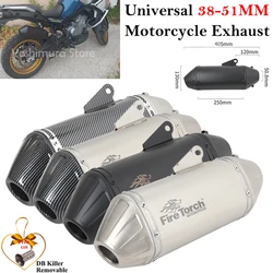 Tubo de escape universal para Kawasaki Ninja 250/400/800MT, Z800