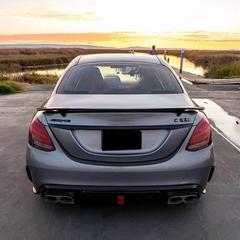 Alerón fibra de carbono Mercedes W205 C260 C43 C63 AMG Coupe - imagen 5
