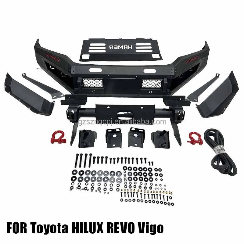 Parachoques delantero Toyota Hilux REVO VIGO – kit defensas 4x4 - imagen 2