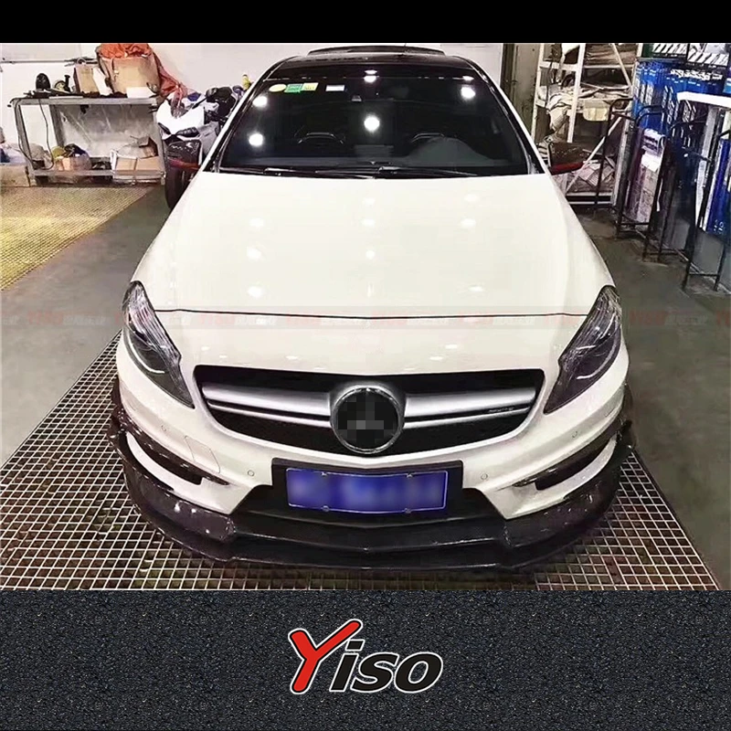 Kit cuchillas aerodinámicas Revozport fibra de carbono Mercedes A45 AMG - imagen 3