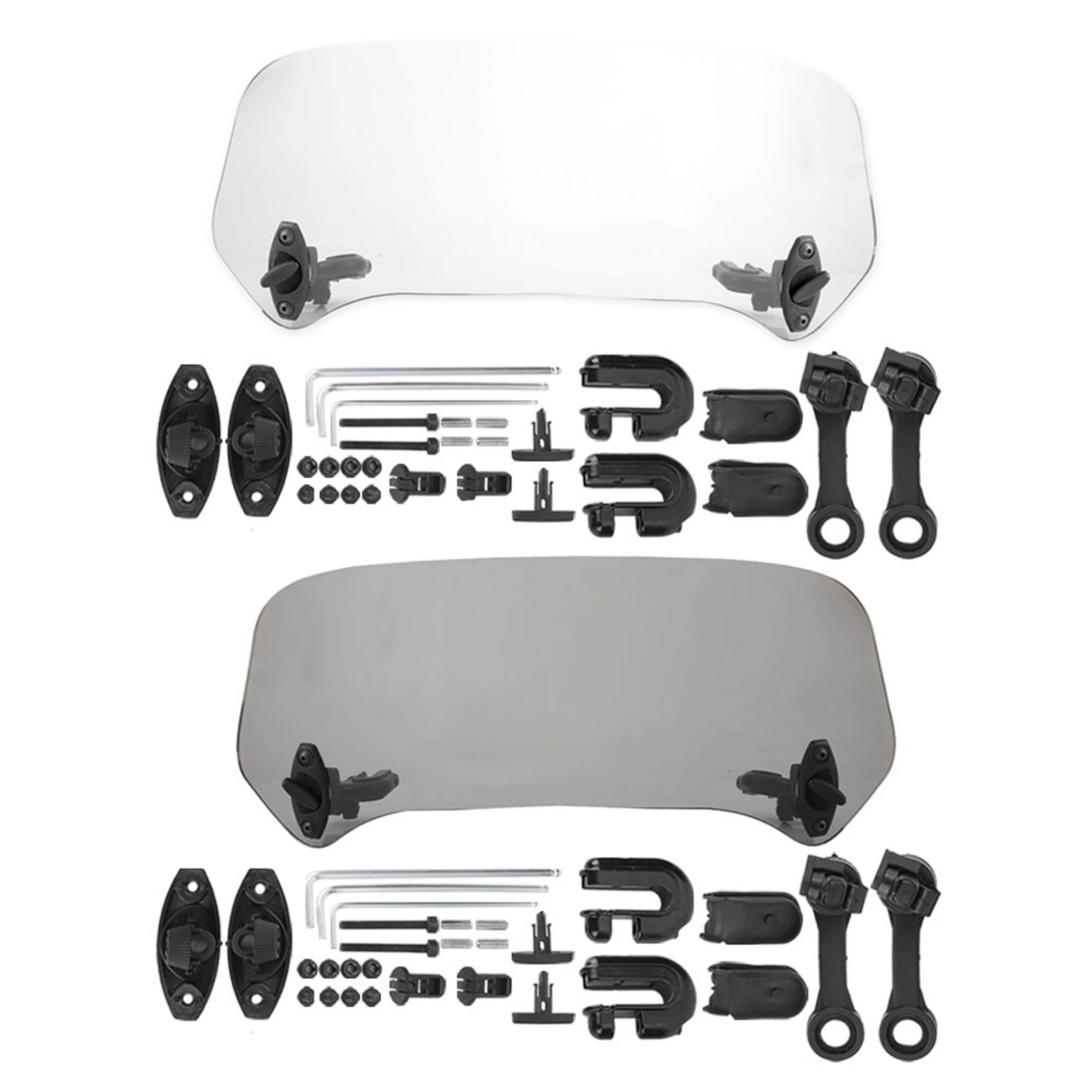 Deflector de aire universal – parabrisas modificado para moto - imagen 4