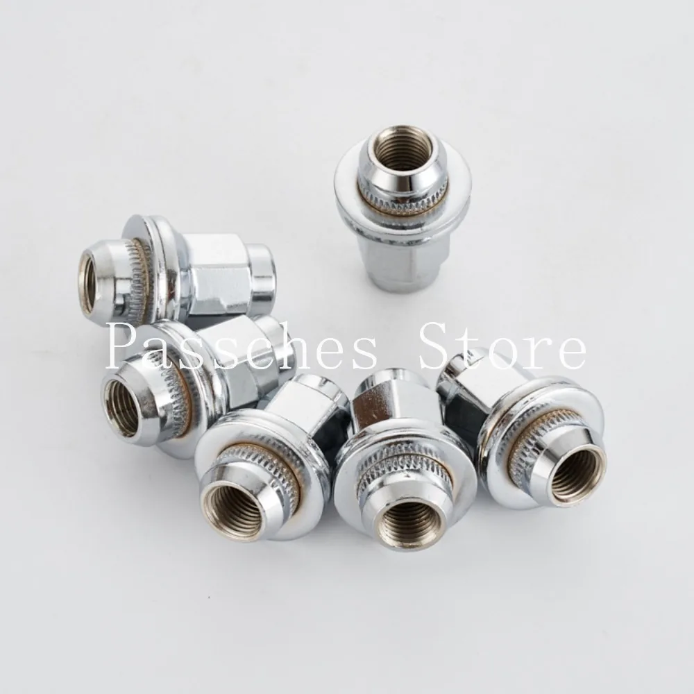 5 uds tuercas de rueda tornillos de cubo para Nissan Patrol Y61 Y62 M14x1,5 hexagonal 21mm de espesor 42mm - imagen 2