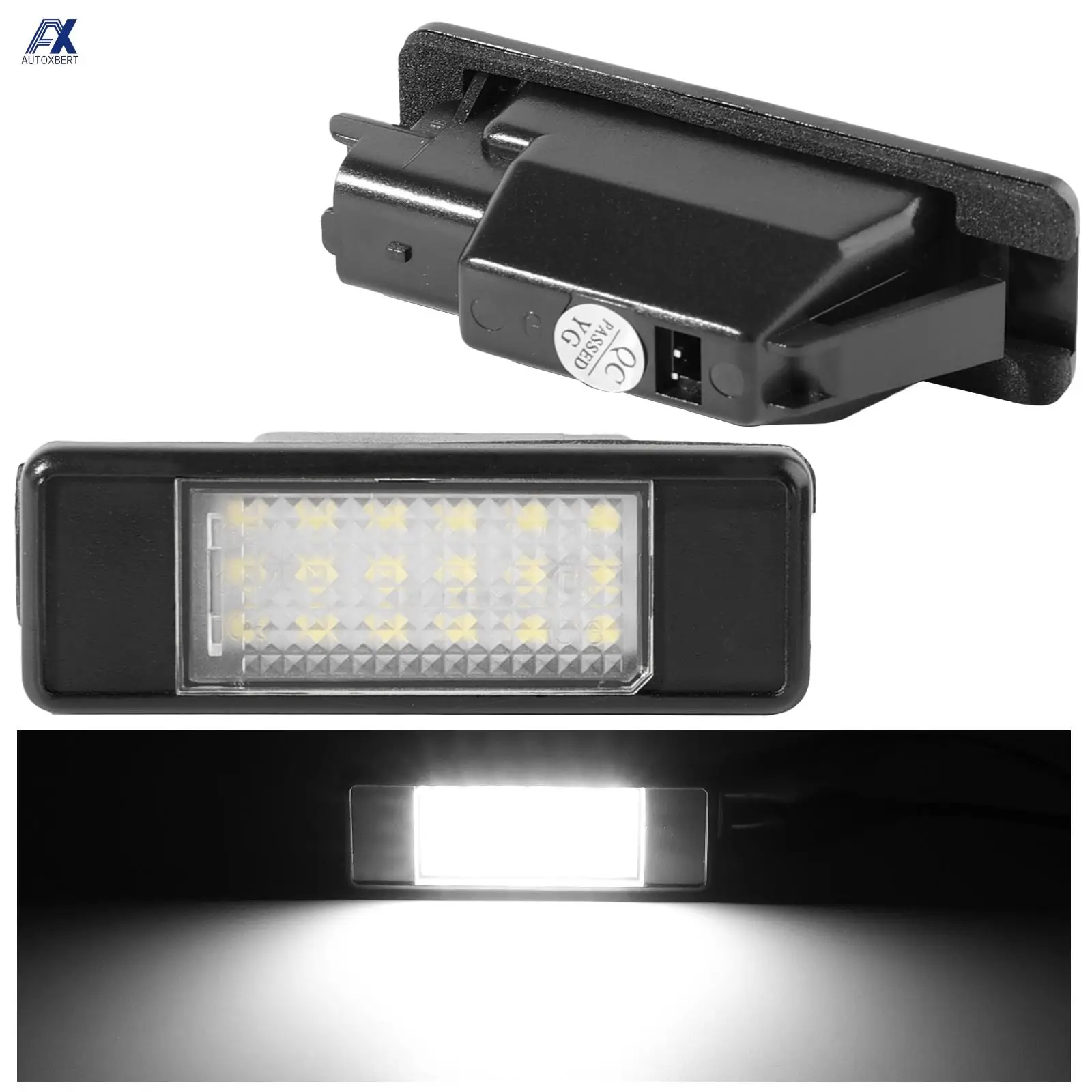Luz matricera LED para Peugeot 207, 307, 308, 3008 y Citroën C3, C4, C5
