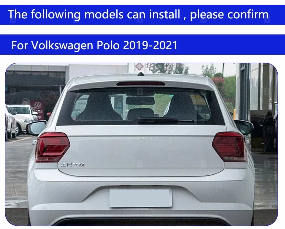 Lámpara trasera VW Polo LED en vehículo