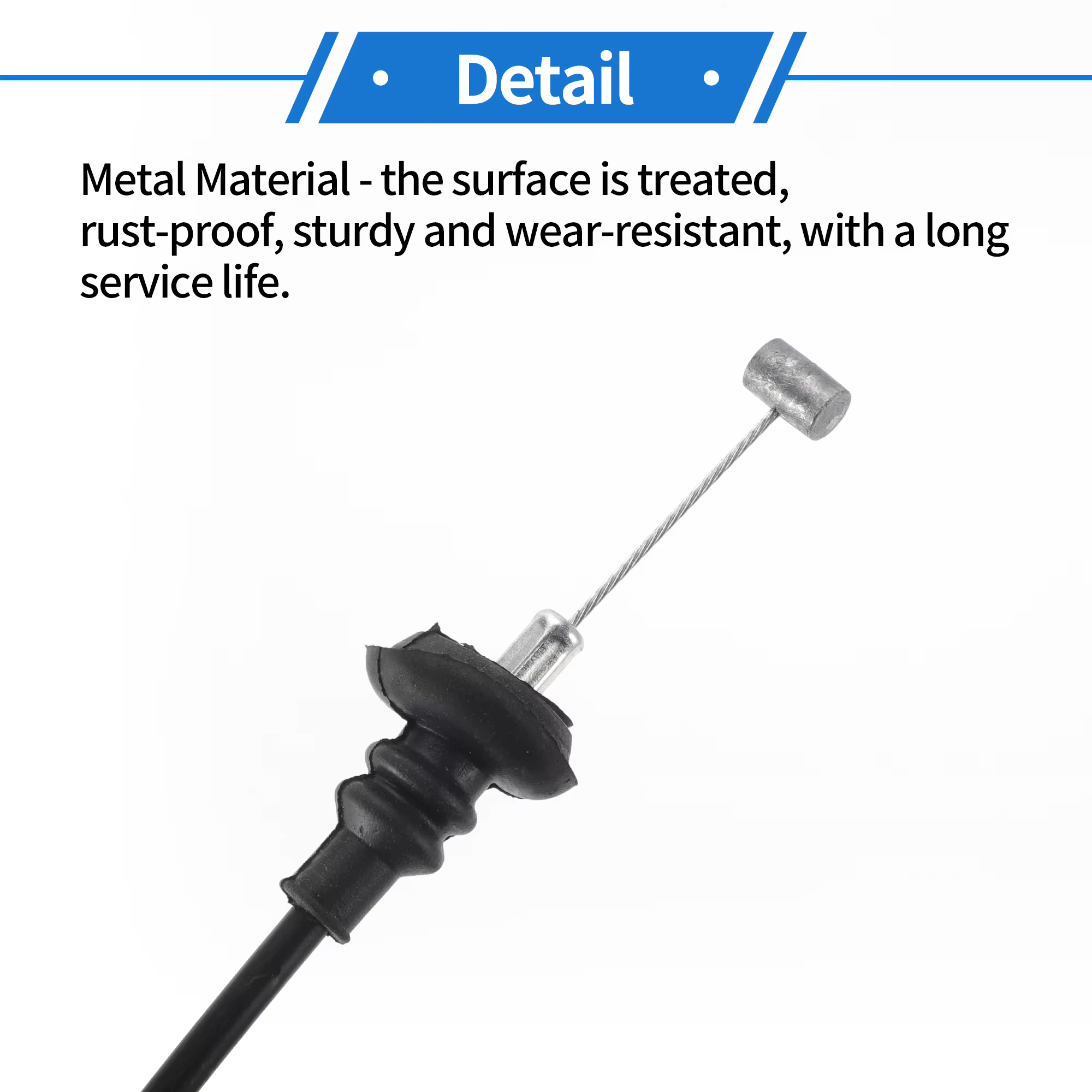 UXCELL 536300D020 Cable de apertura de capó para Toyota Camry 2002 - imagen 4