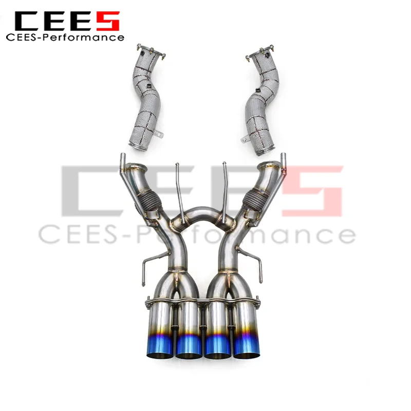 Cees tubo de escape inox sin silenciador McLaren 765LT 4.0T - imagen 3