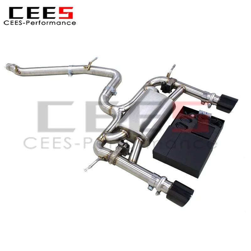 CEES Sport Valvetronic sistema de escape silenciador de tubo de coche para Audi TT TTS 2,0 T 2015-2019 versión inoxidable Ste AWD Quattro - imagen 3