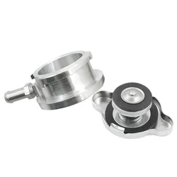 Tapa radiador universal 32mm 0.9Bar Plata instalación fácil