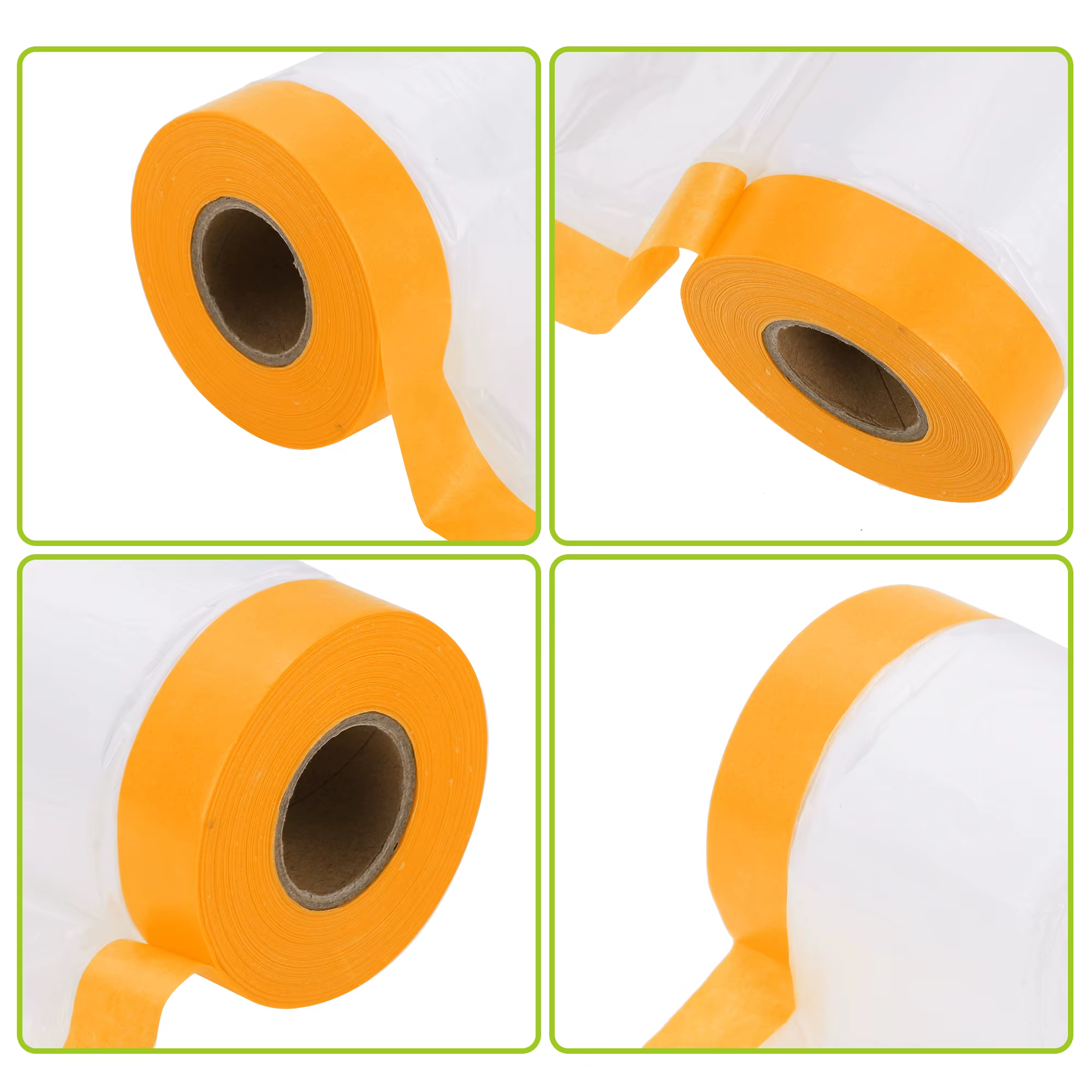 X Autohaux-Película protectora de plástico para pintura de coche, película de PE de 15M, 19M, 25M, 30M de largo, 40cm-380cm de ancho, pregrabada - imagen 5