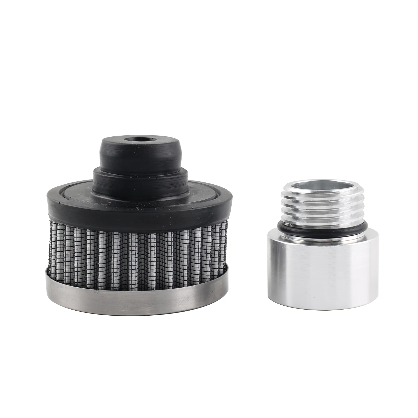 Respiradero universal de tapa de válvulas de aluminio para motores SBC - imagen 2