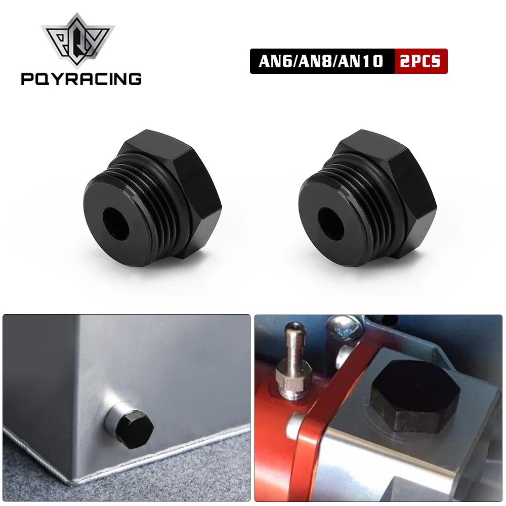 Tapón ciego macho AN6, AN8 y AN10 de aluminio con junta tórica