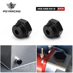 Tapón ciego macho AN6, AN8 y AN10 de aluminio con junta tórica