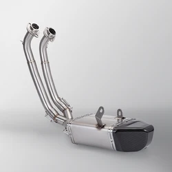 Escape completo Yamaha MT-07 FZ-07 con colector frontal 51 mm