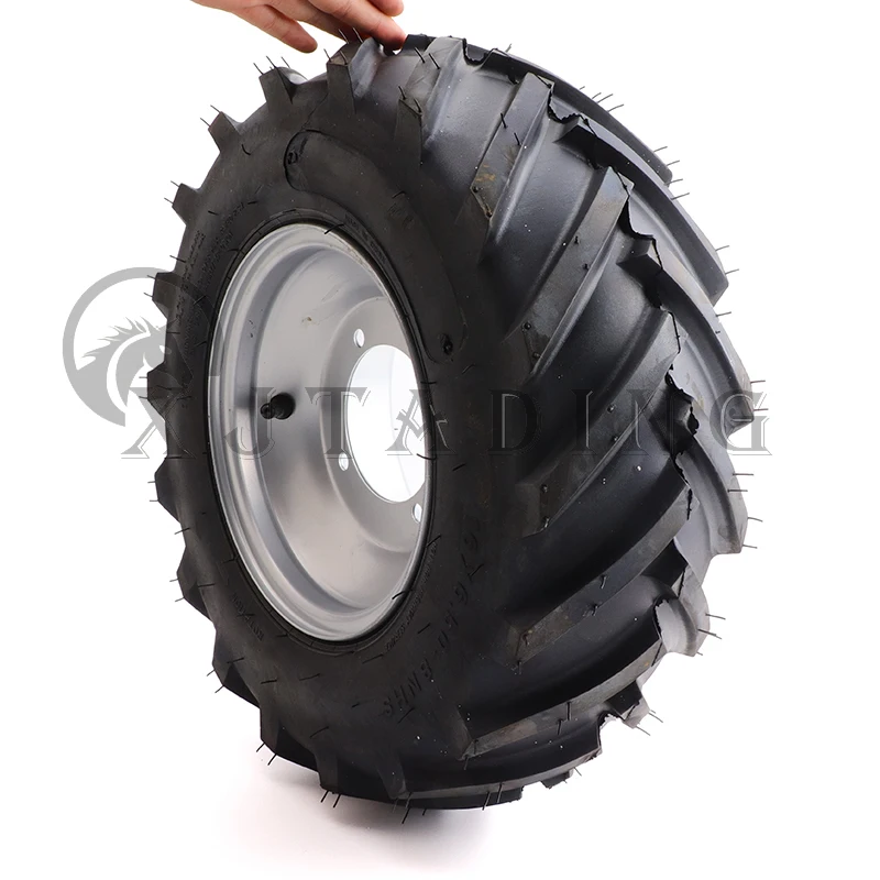 Rueda ATV 16x6.50-8 con neumático sin cámara y buje de hierro - imagen 2