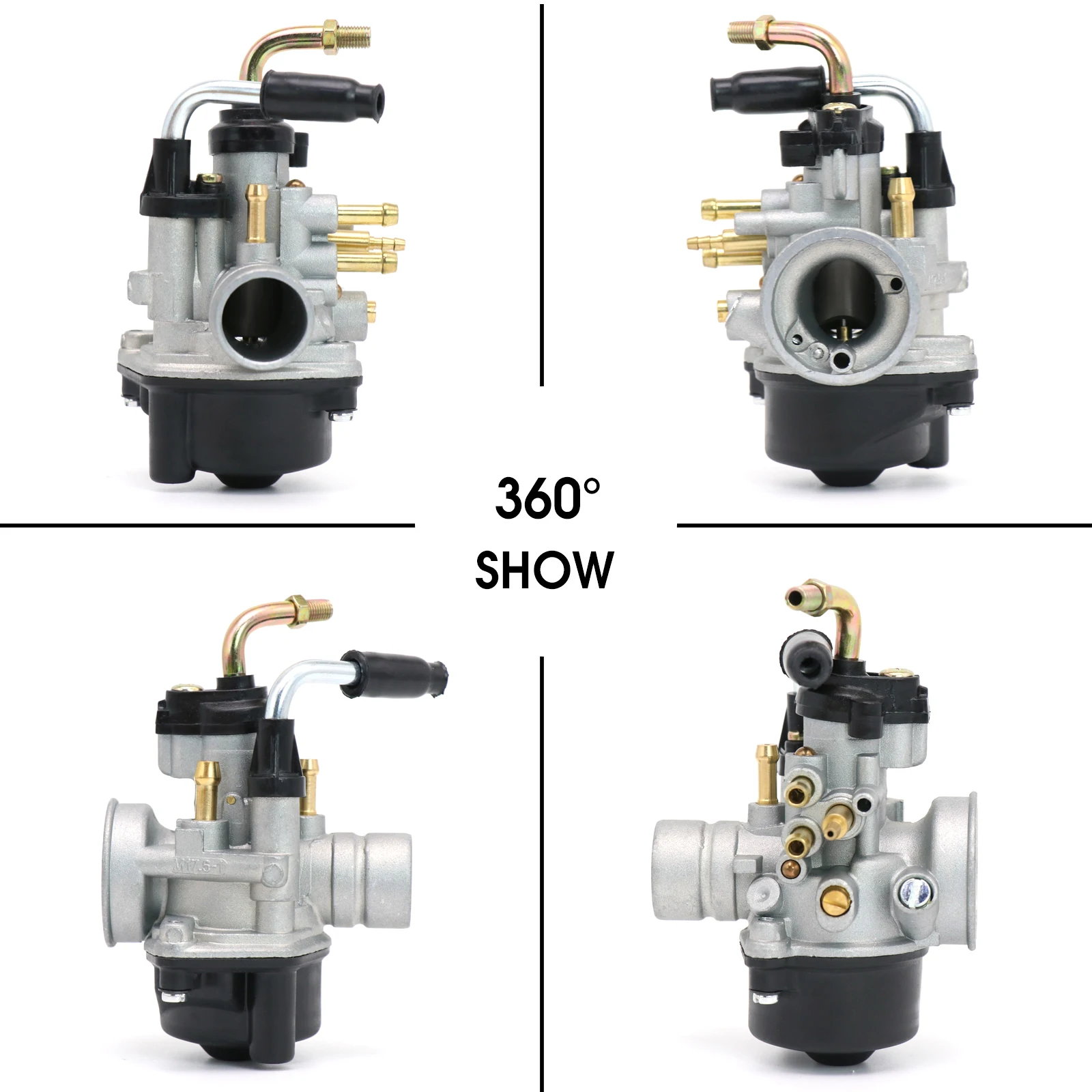 Carburador Dellorto 17.5 PHBN para Aprilia, MBK y Yamaha 50cc 2T - imagen 3