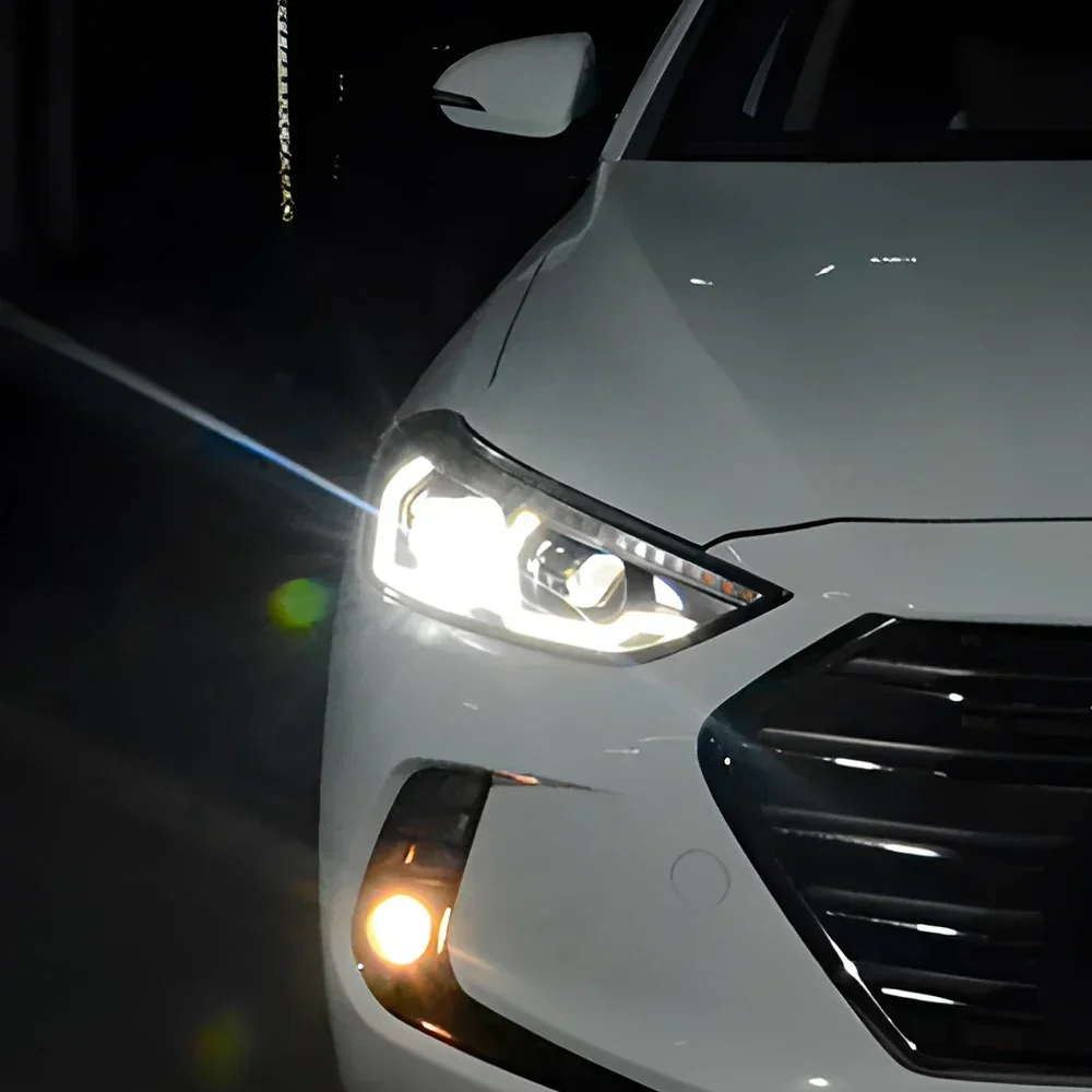 Faros delanteros LED Hyundai Elantra 2016-2020, estilo BMW - imagen 4